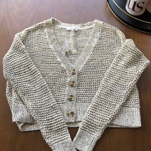 Madewell boxy open knit cardigan